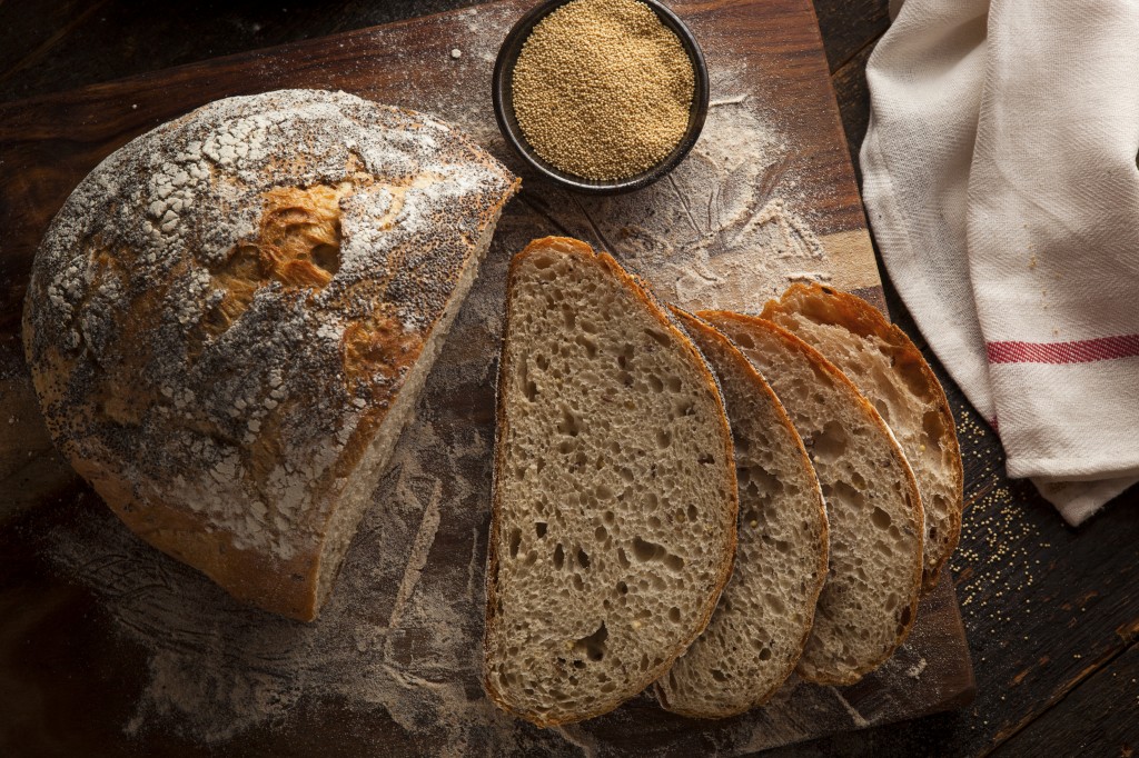 Organic Homemade Ancient Grain Bread